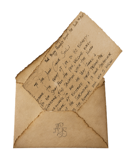 AGS Handwritten Letter