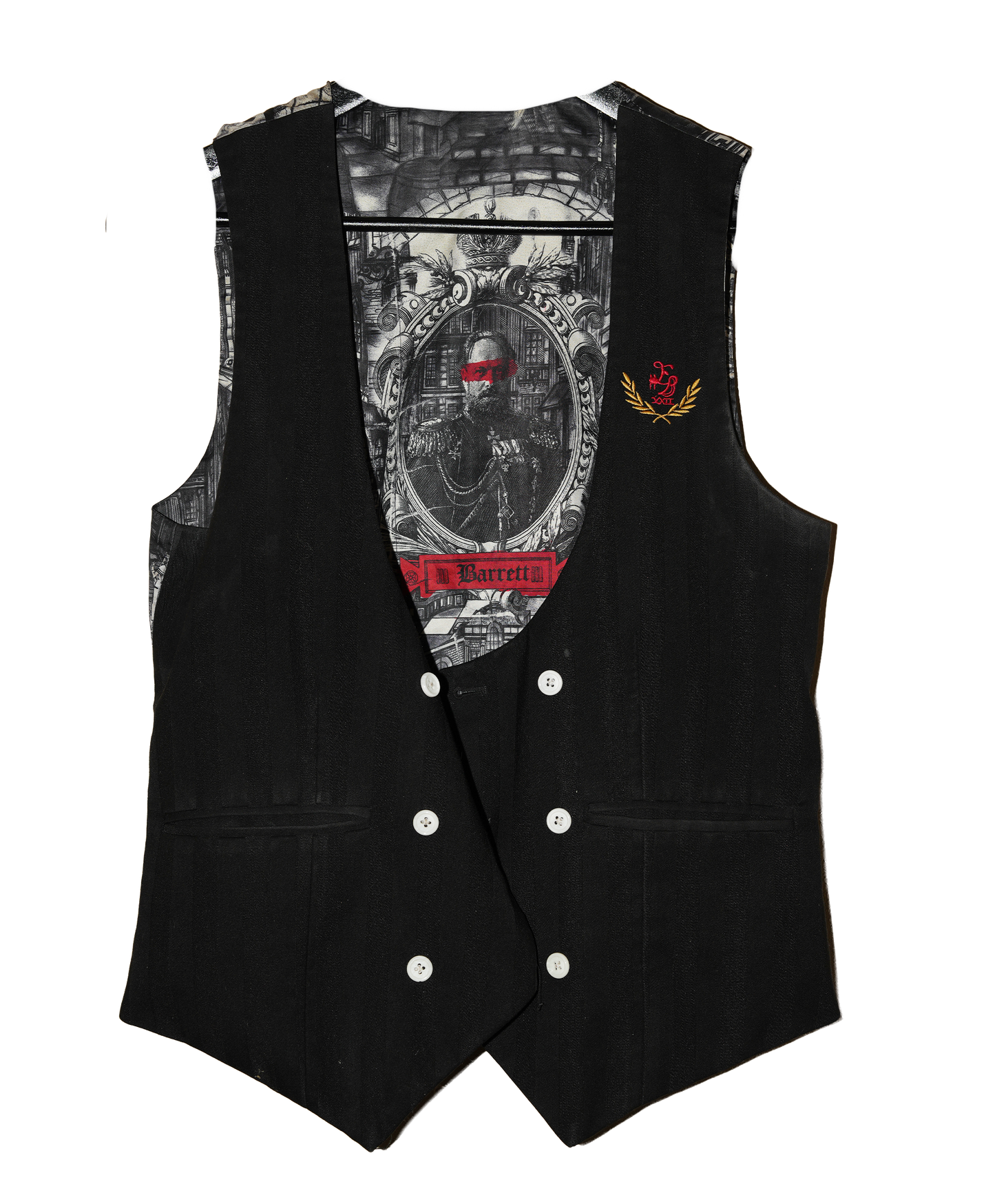 Barrett Vandalized Portrait Vest