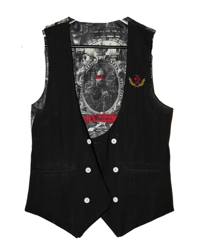Barrett Vandalized Portrait Vest