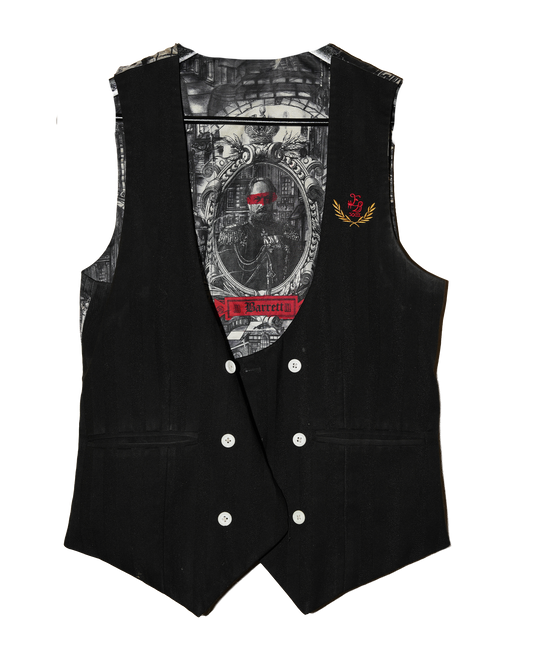 Barrett Vandalized Portrait Vest