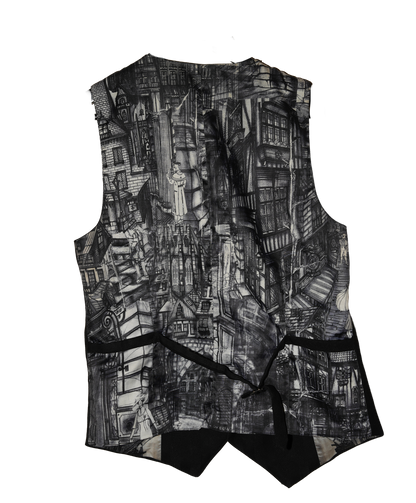 Barrett Vandalized Portrait Vest